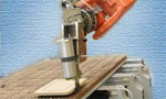 Thermogl&auml;ttadapter am Roboterarm